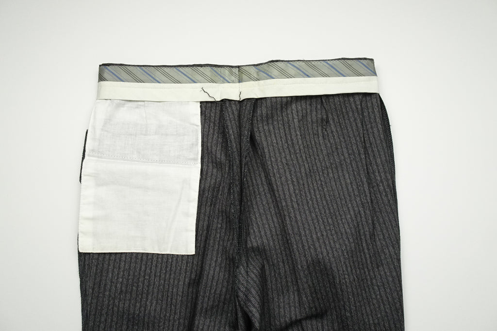 Mid Grey Striped Trousers EU48/W32 (ATR566)