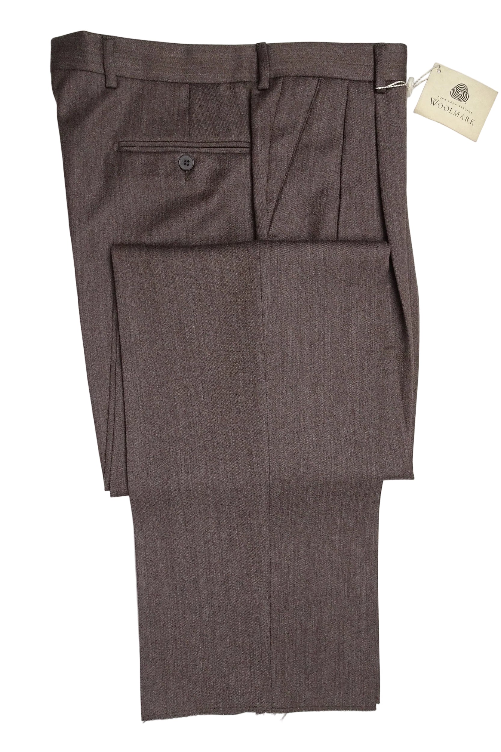Mid Brown Covert Trousers EU48/W32