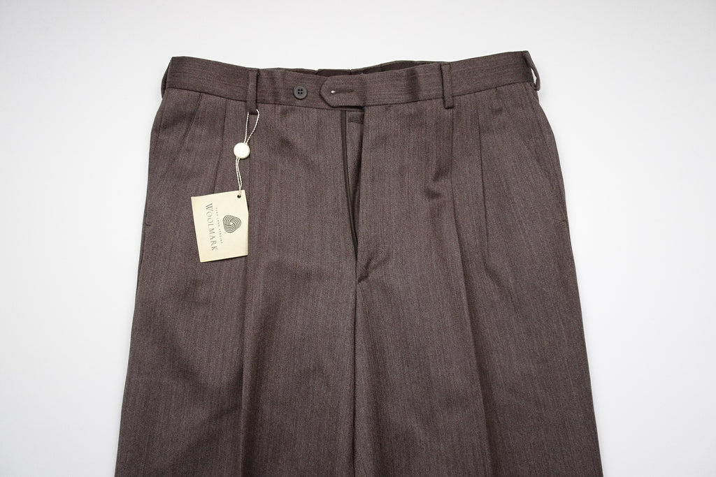 Mid Brown Covert Trousers EU48/W32