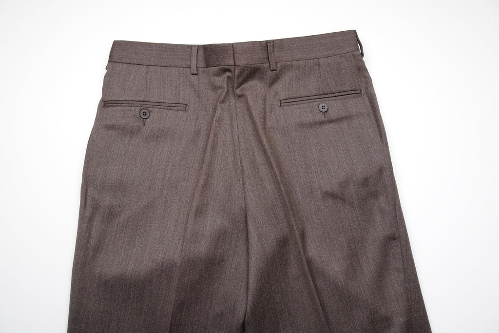Mid Brown Covert Trousers EU48/W32