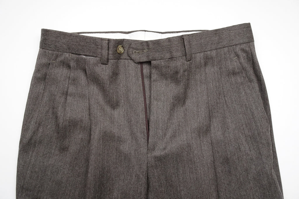 Mid Brown Covert Trousers EU48/W32