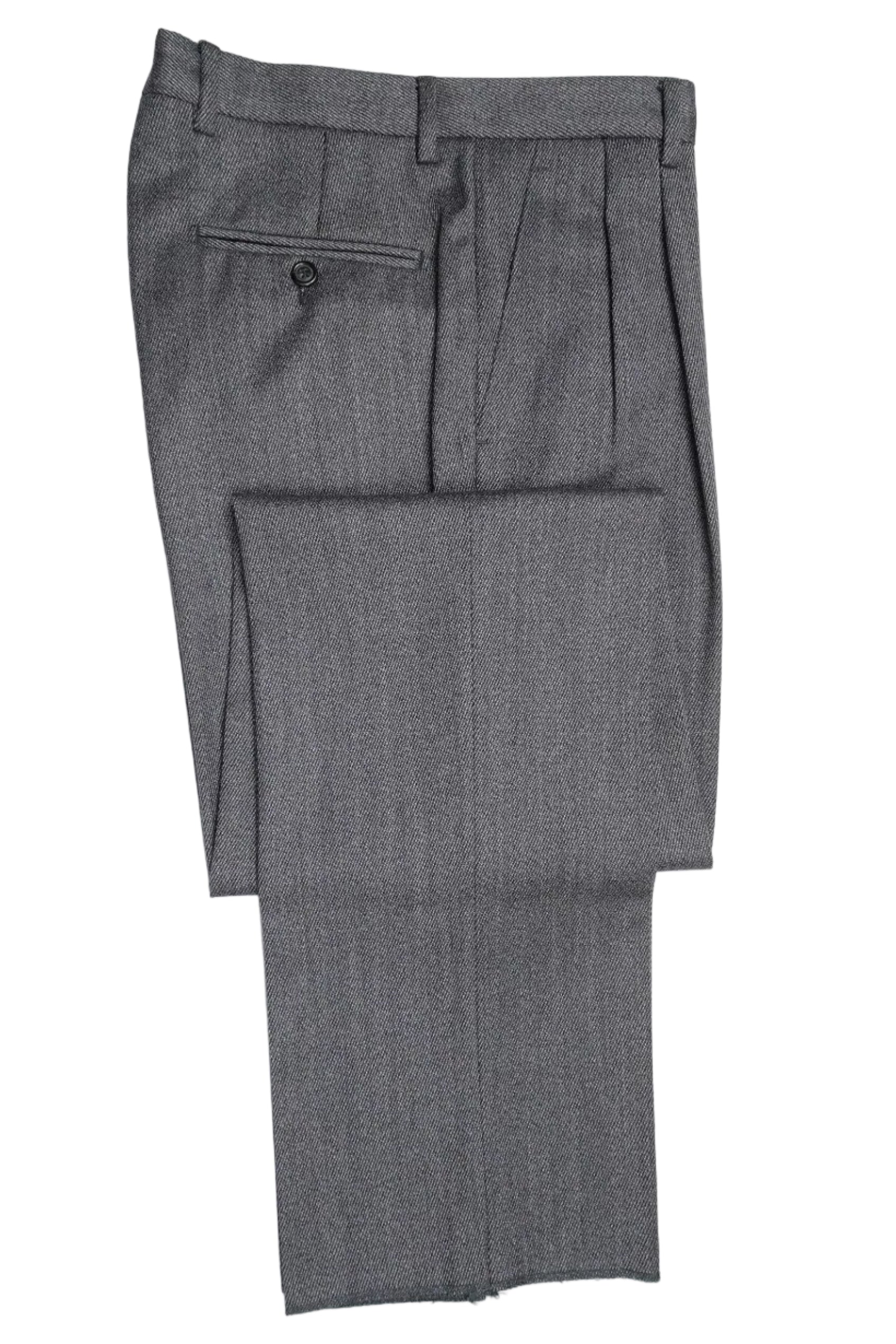 Mid Grey Twill Trousers EU46/W30