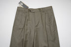 Khaki Flannel Trousers EU48/W32