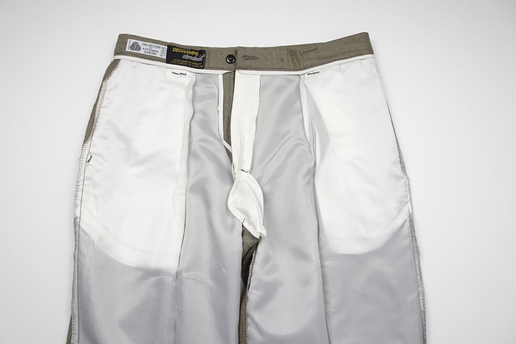 Khaki Flannel Trousers EU48/W32