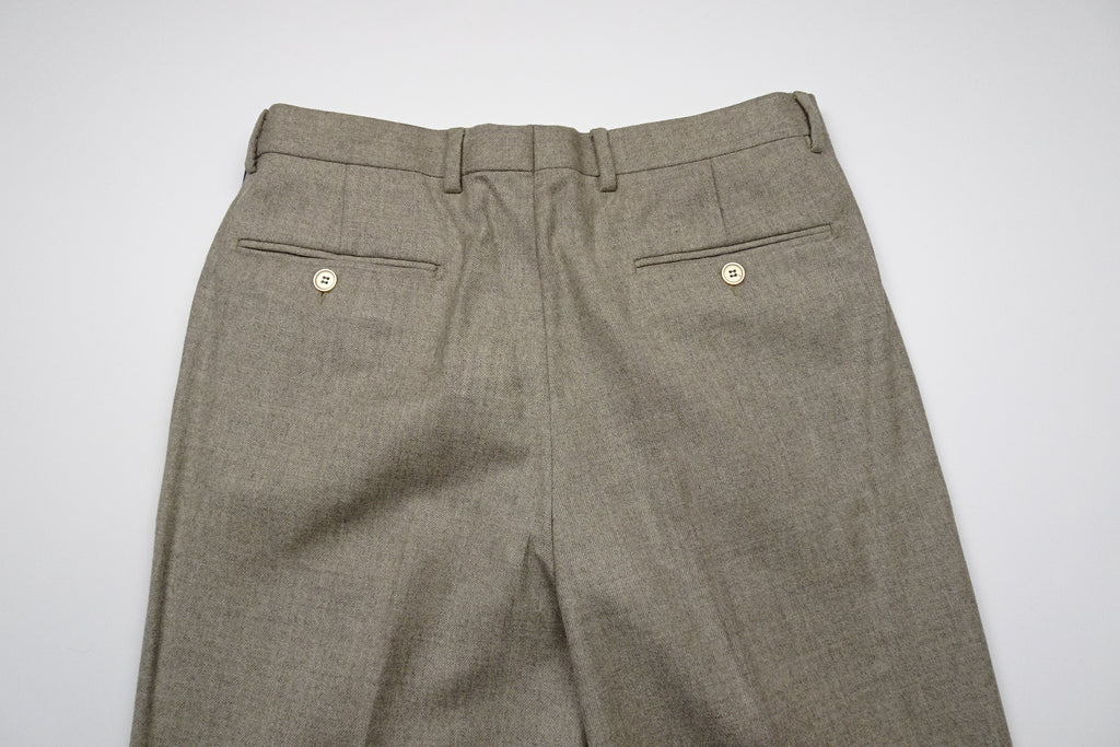 Beige Flannel Trousers EU46/W30