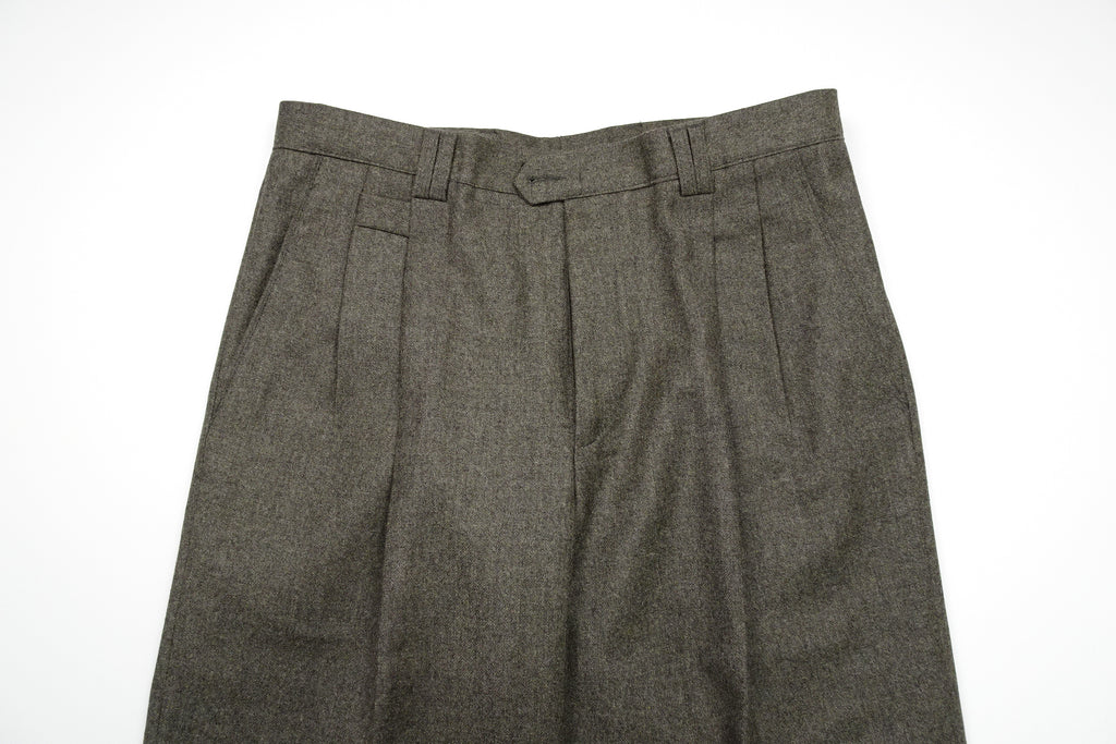 Mid Brown Flannel Trousers EU48/W32