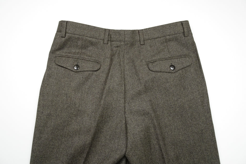 Mid Brown Flannel Trousers EU48/W32