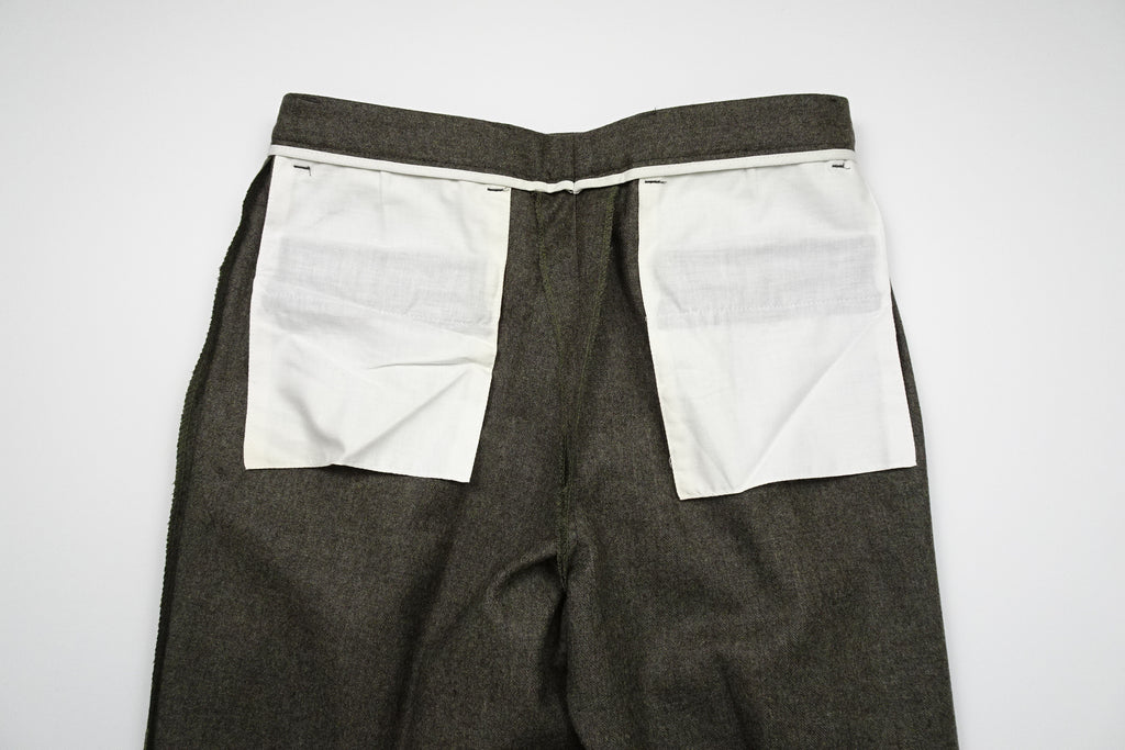 Mid Brown Flannel Trousers EU48/W32