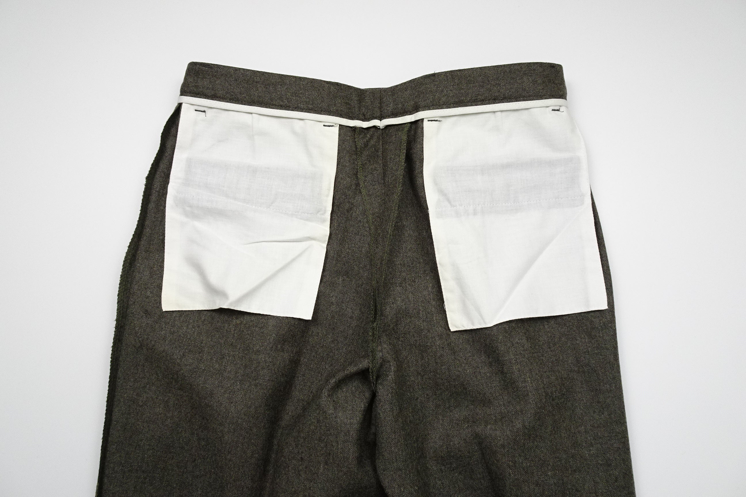 Mid Brown Flannel Trousers EU48/W32