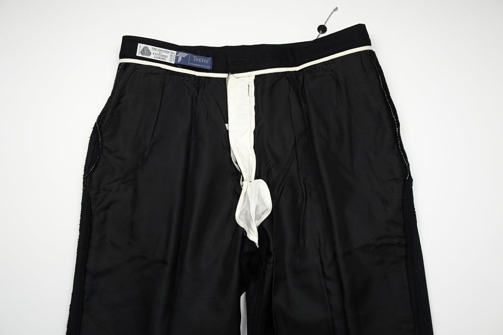 Black Flannel Trousers EU50/W34