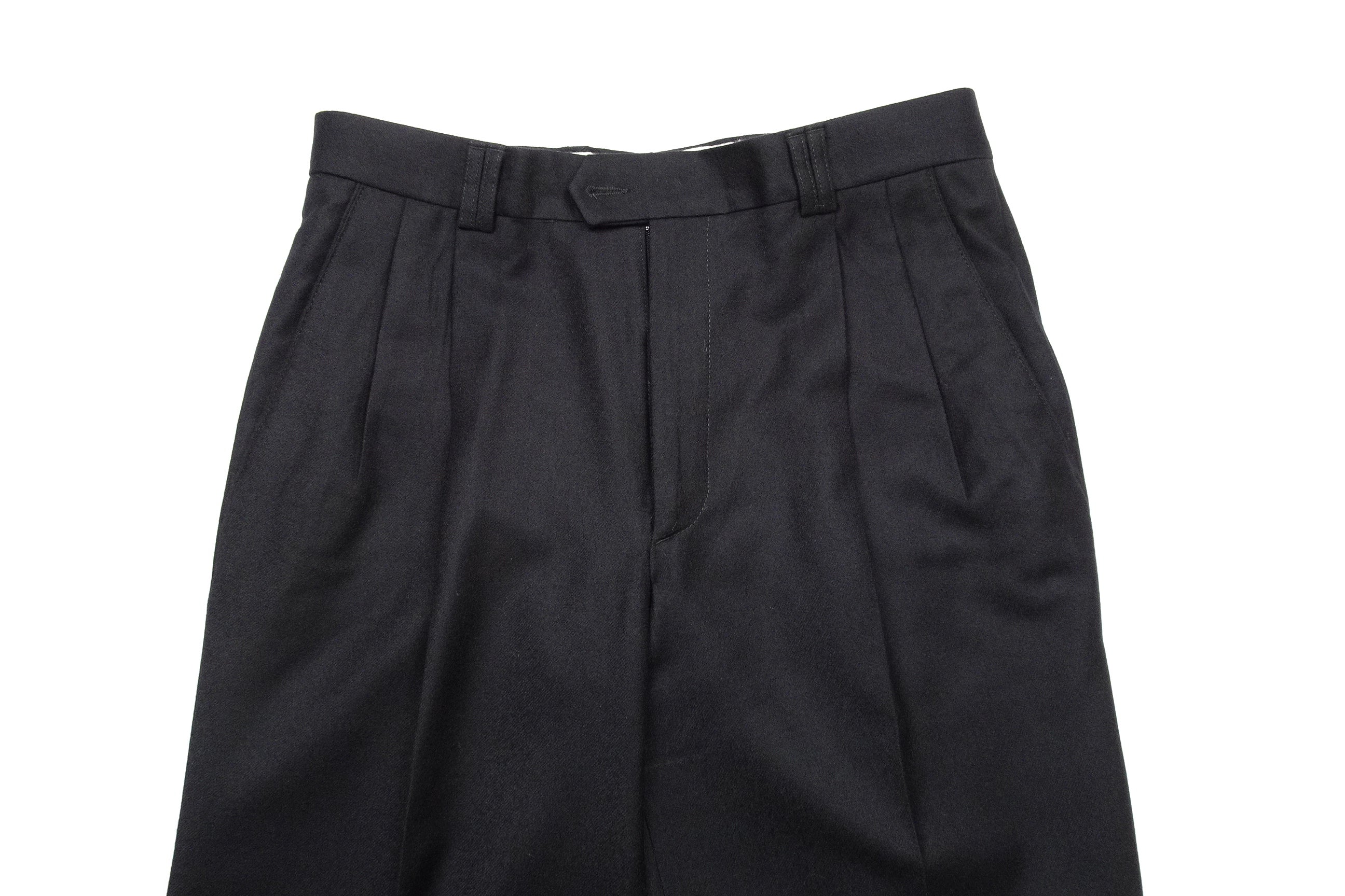 Black Flannel Trousers EU46/W30 (ATR639)