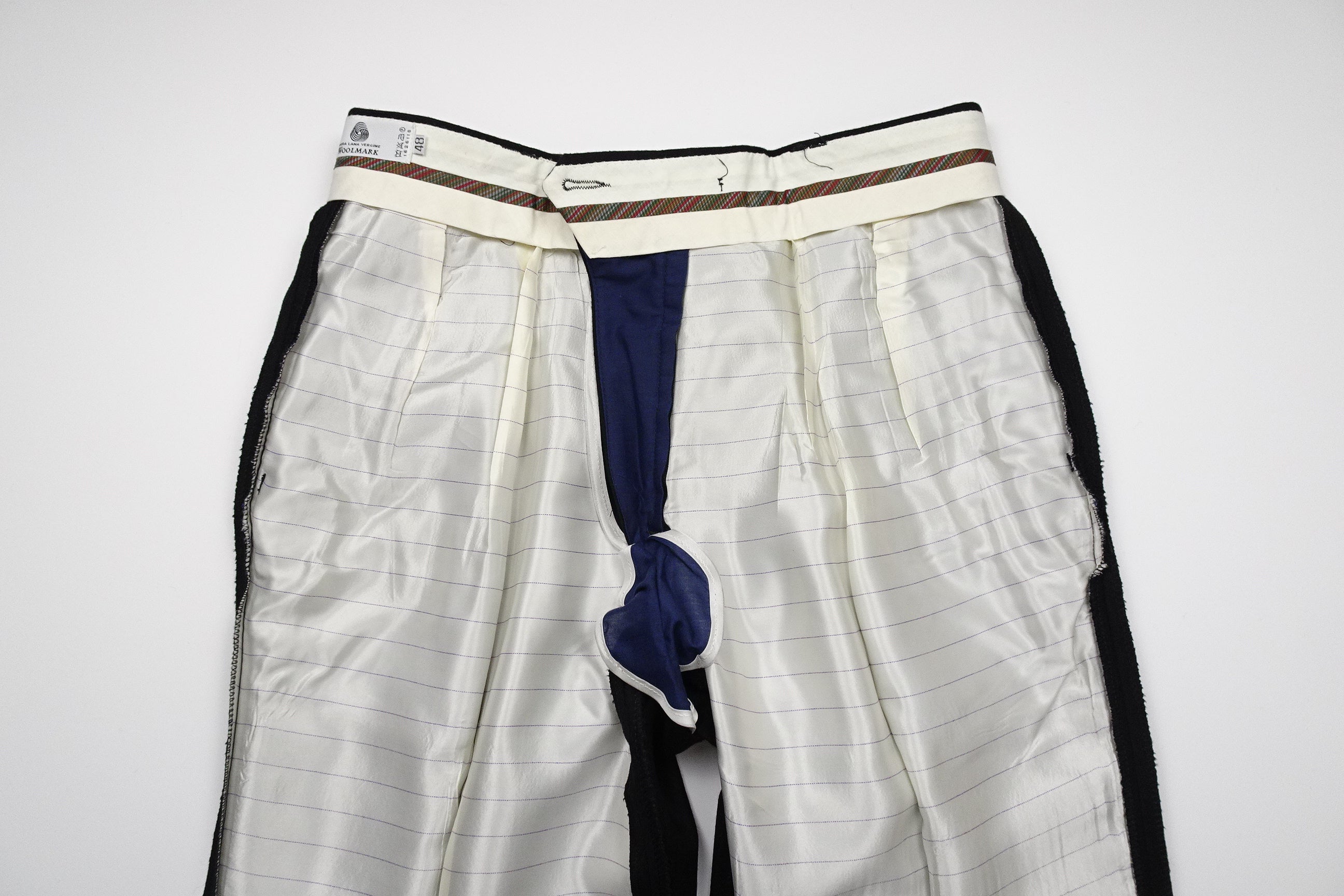 Black Flannel Trousers EU48/W32