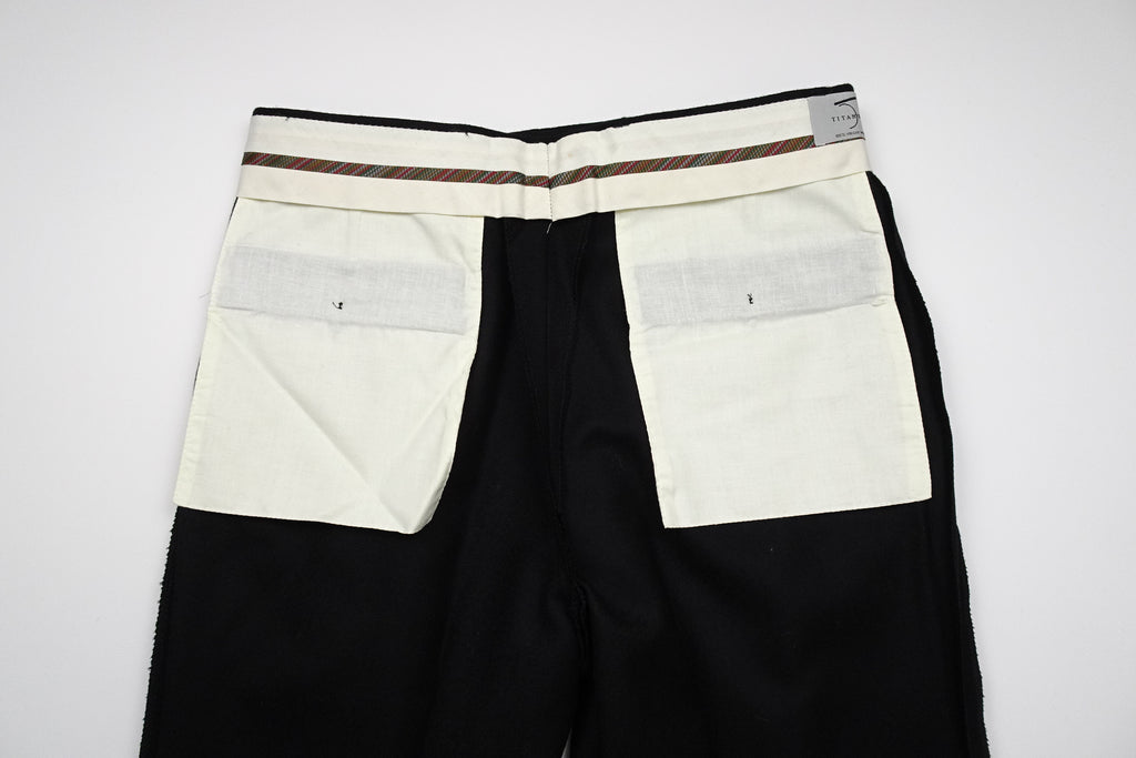 Black Flannel Trousers EU46/W30 (ATR638)