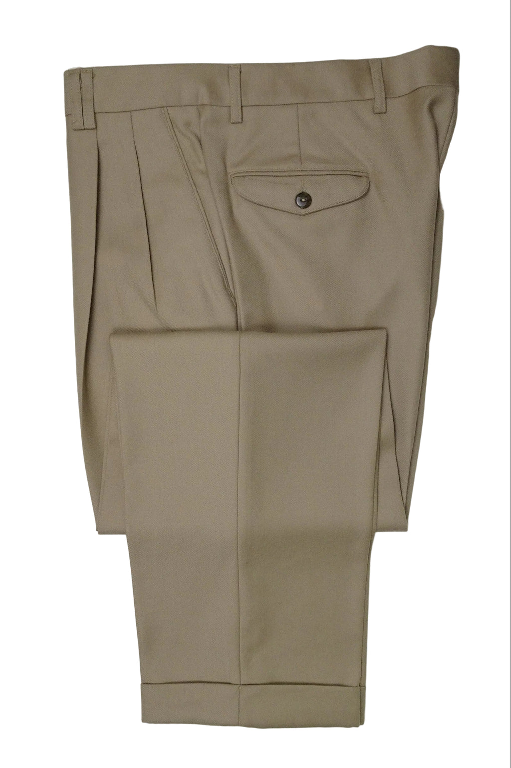 Beige Flannel Trousers EU54/W38
