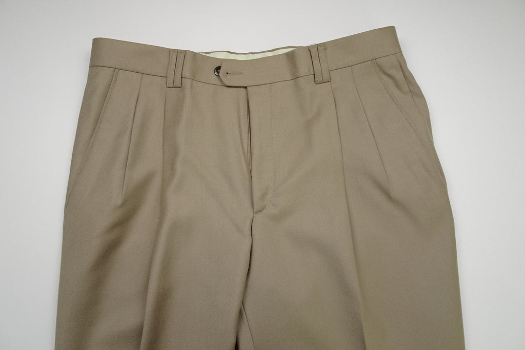 Beige Flannel Trousers EU54/W38