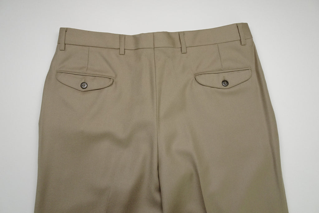 Beige Flannel Trousers EU54/W38