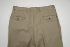 Beige Flannel Trousers EU54/W38