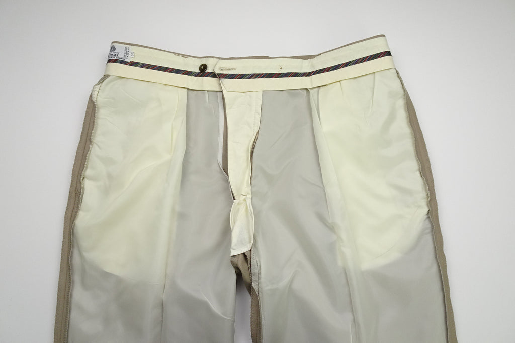 Beige Flannel Trousers EU54/W38
