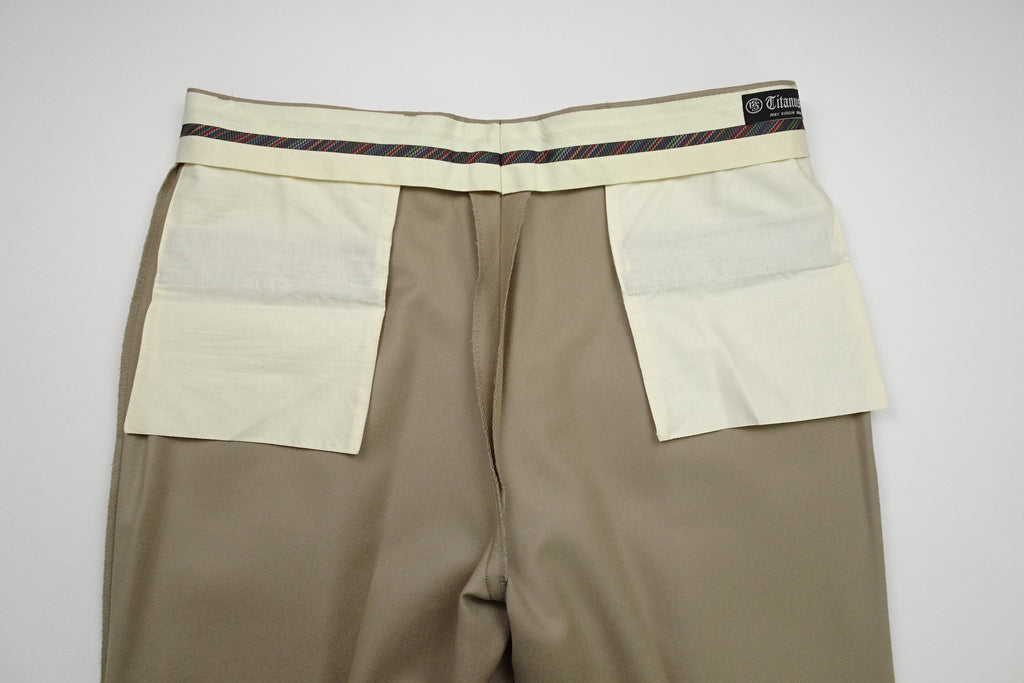 Beige Flannel Trousers EU54/W38