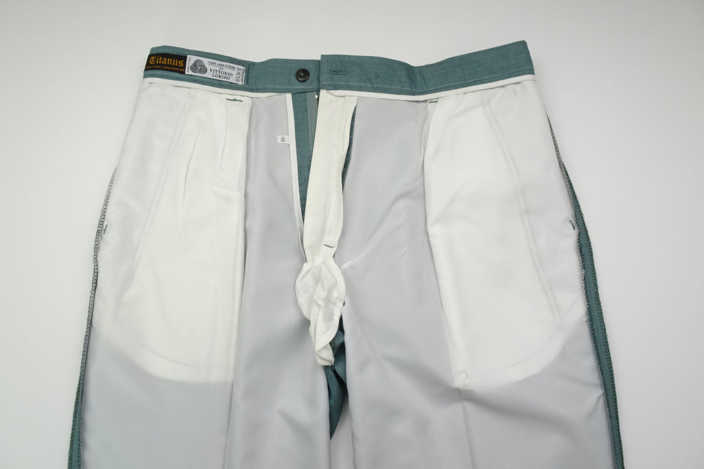 Turquoise Fresco Trousers EU48/W32