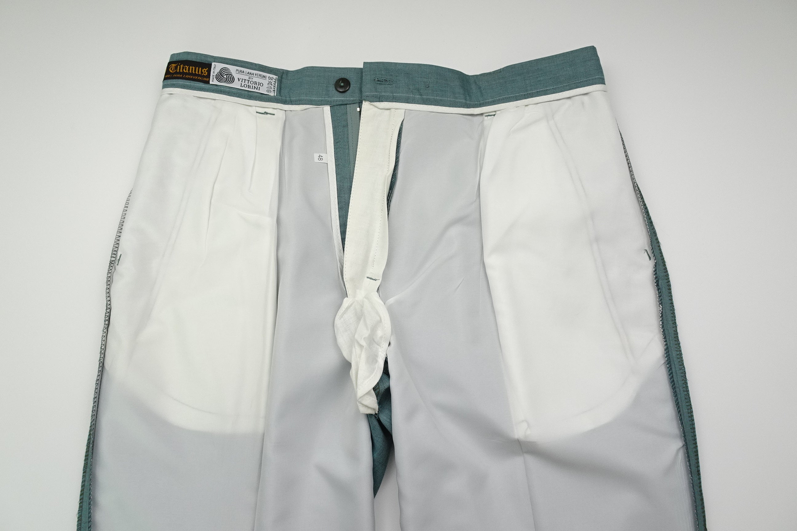 Turquoise Fresco Trousers EU48/W32