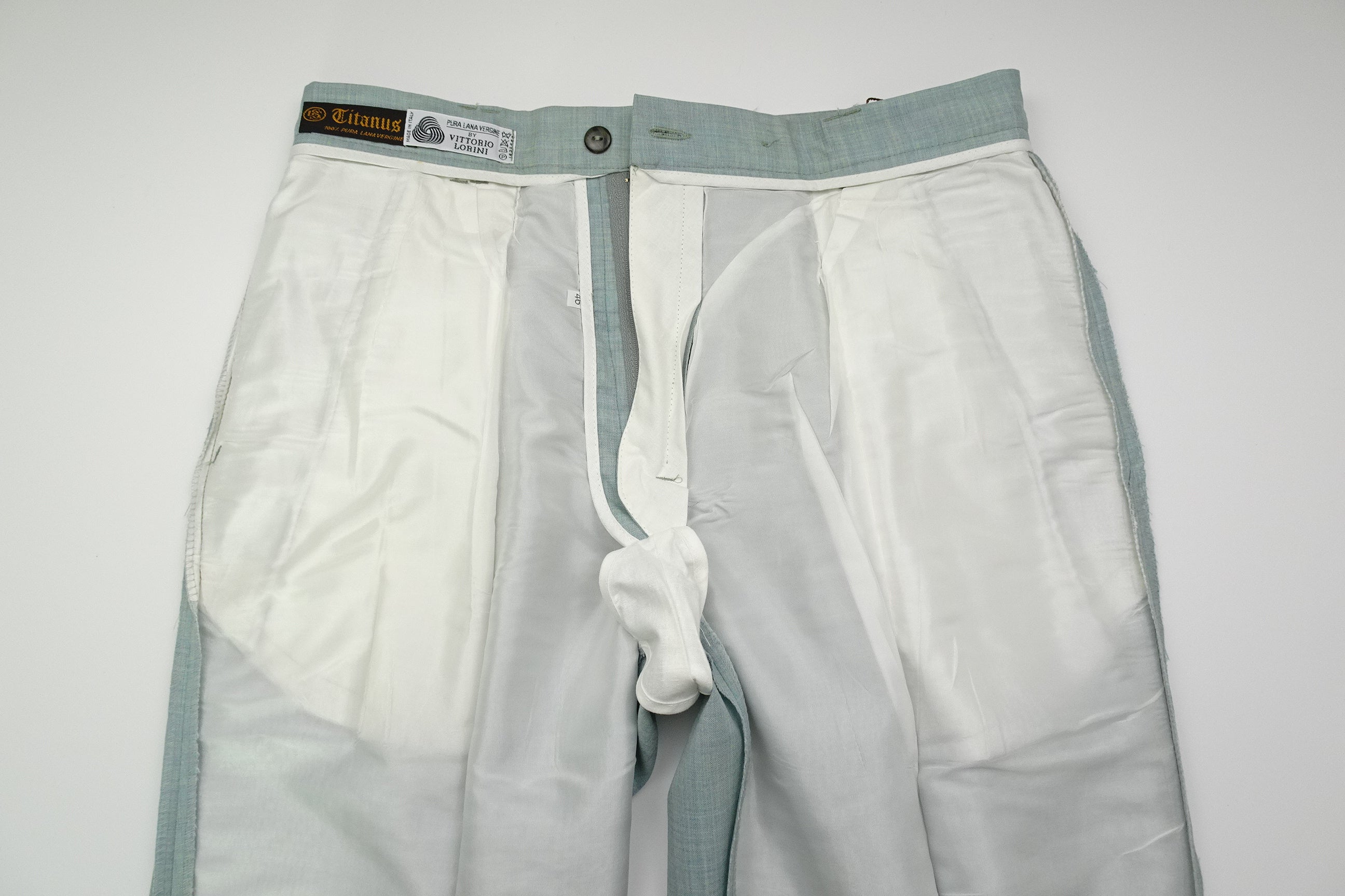Light Turquoise Fresco Trousers EU46/W30