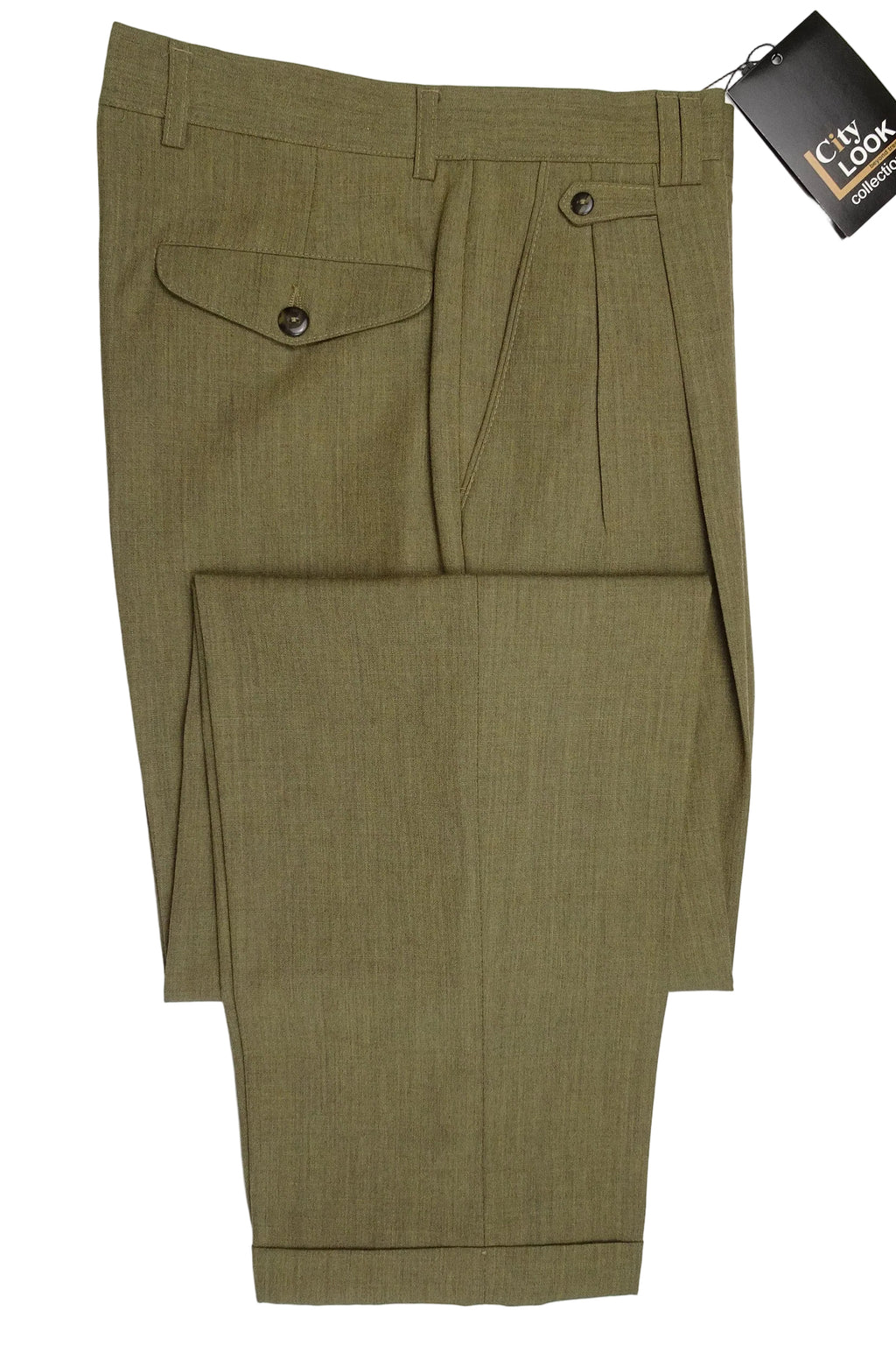 Green/Brown Fresco Trousers EU46/W30