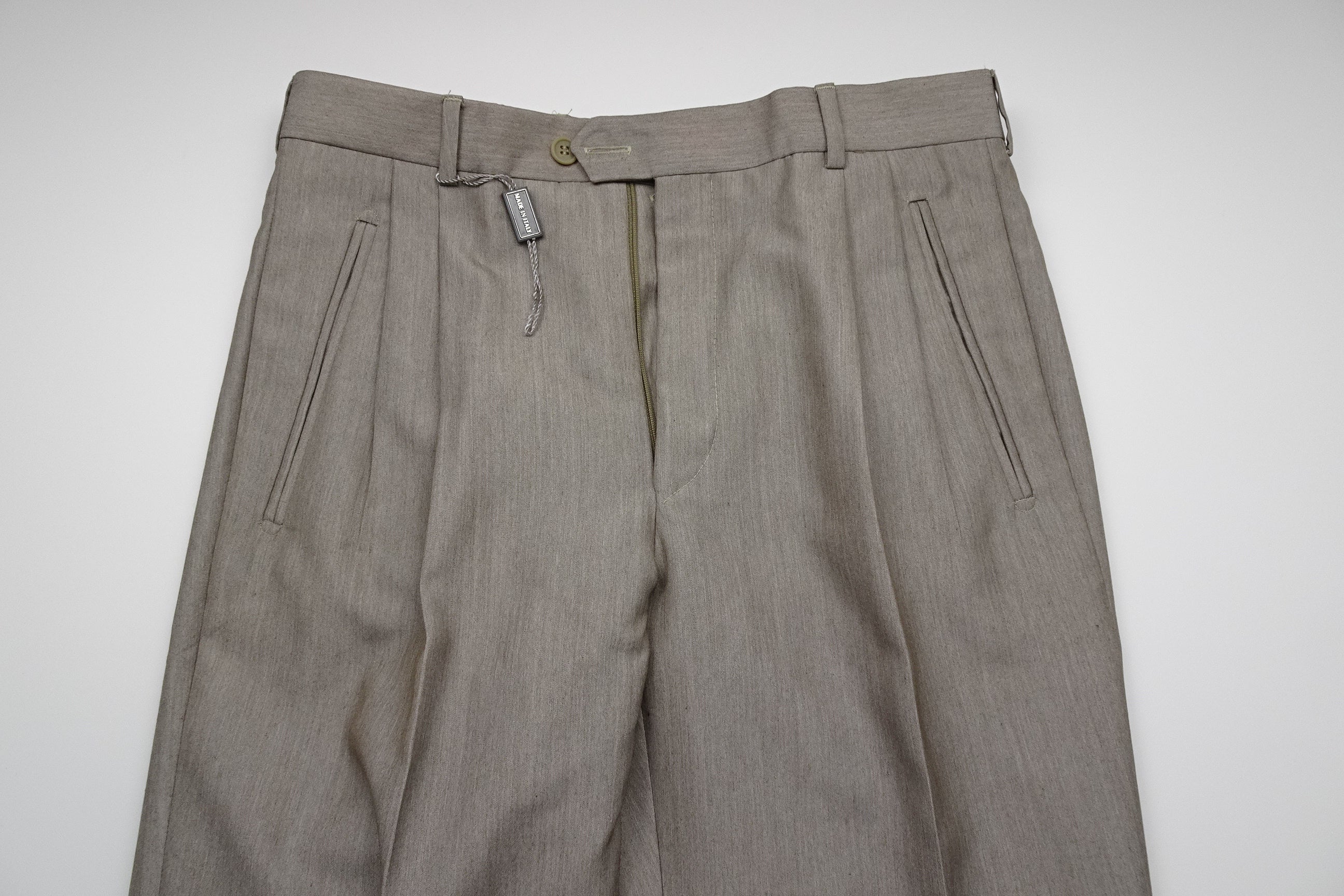 Wool/Viscose Beige Trousers EU46/W30