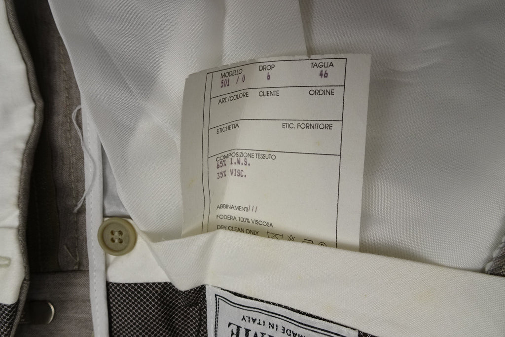 Wool/Viscose Beige Trousers EU46/W30