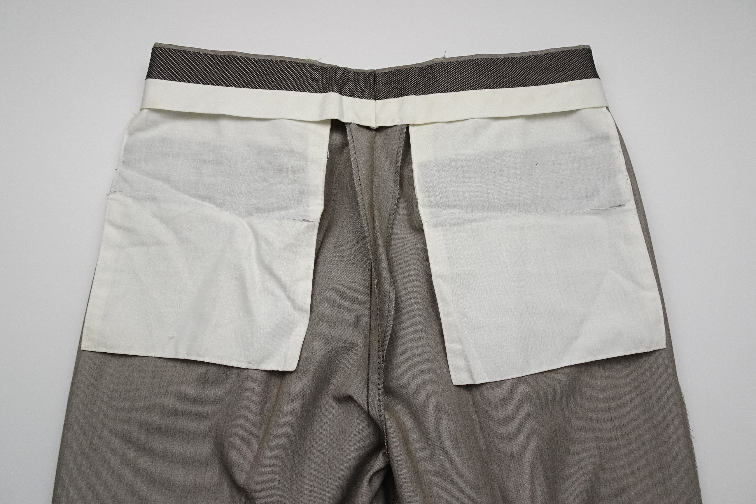 Wool/Viscose Beige Trousers EU46/W30