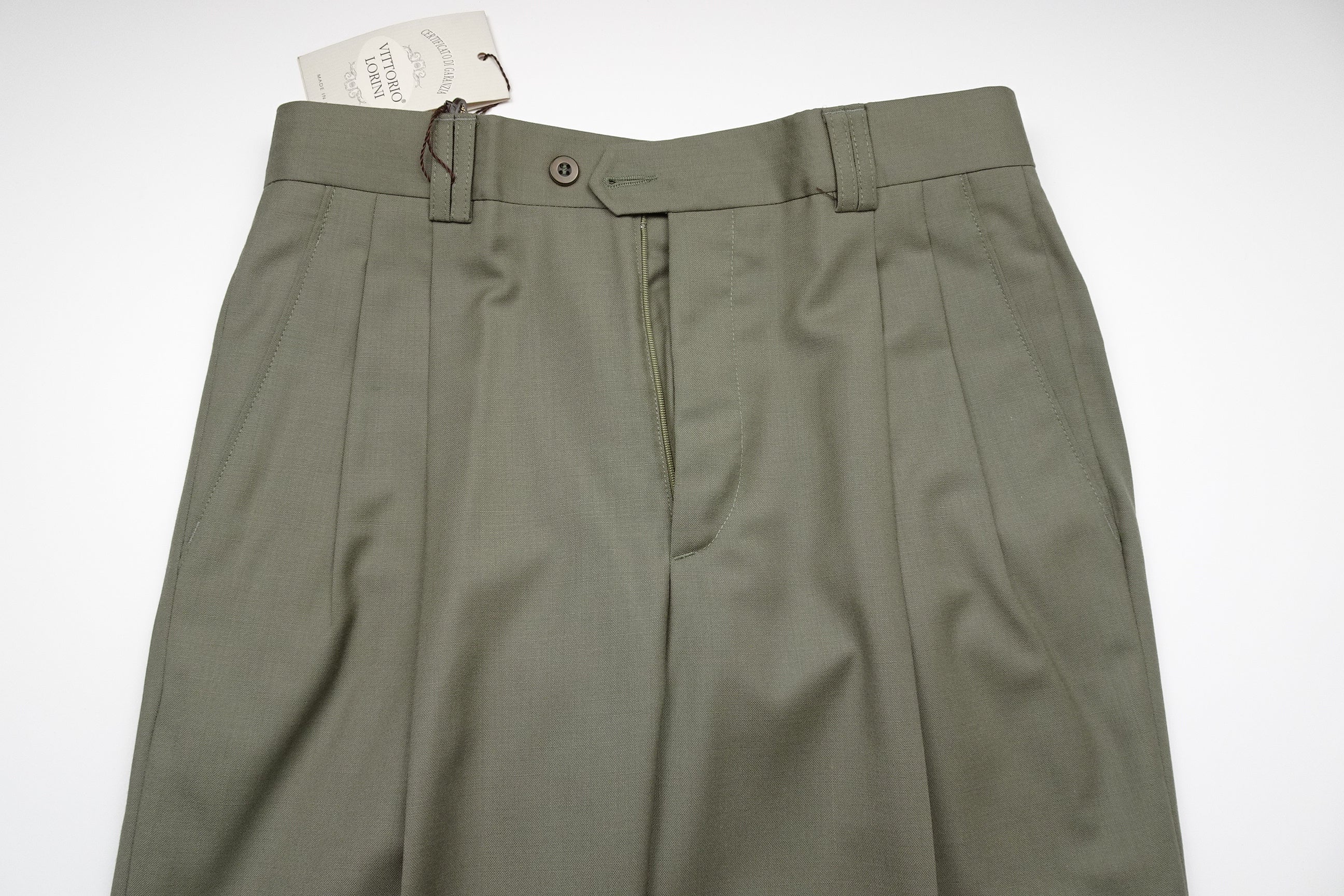 Khaki Fresco Trousers EU46/W30