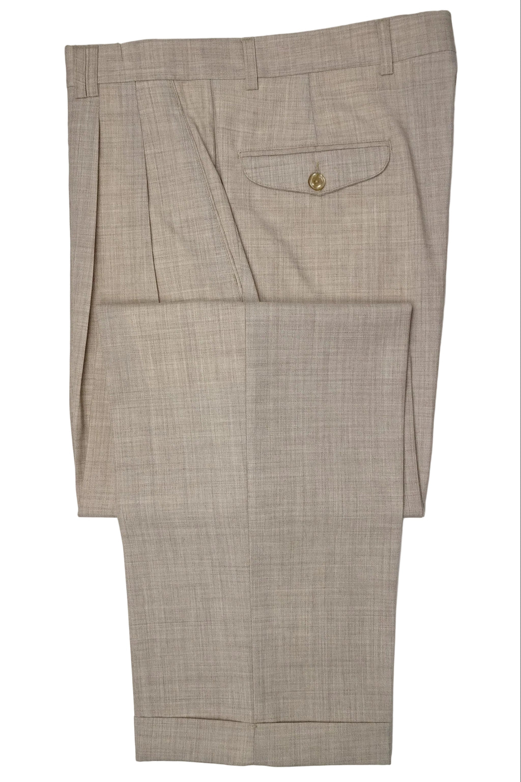 Beige Fresco Trousers EU48/W32