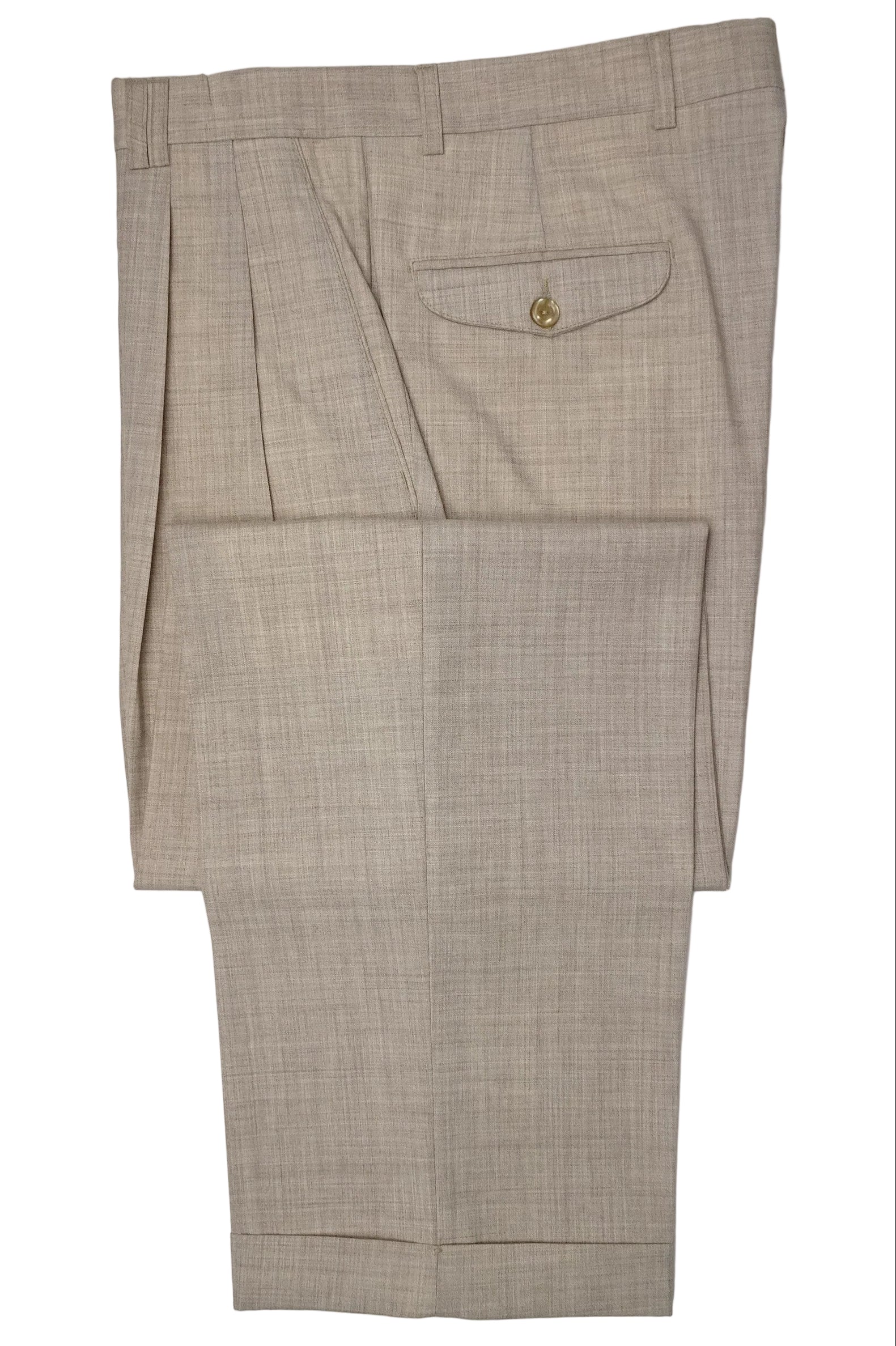 Beige Fresco Trousers EU48/W32