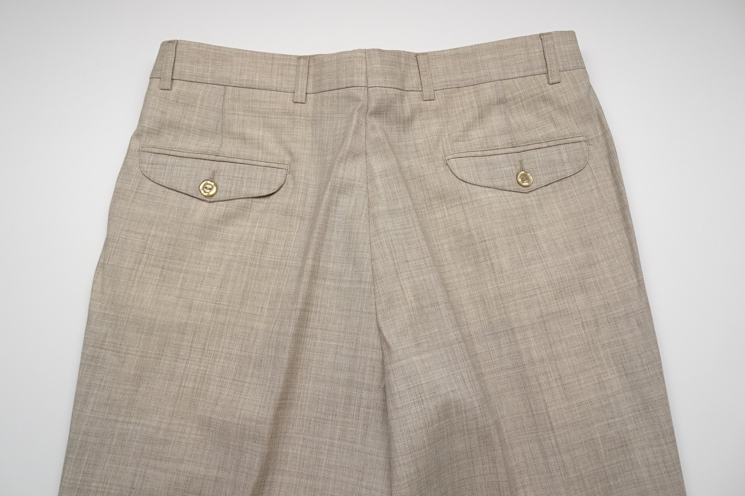 Beige Fresco Trousers EU48/W32