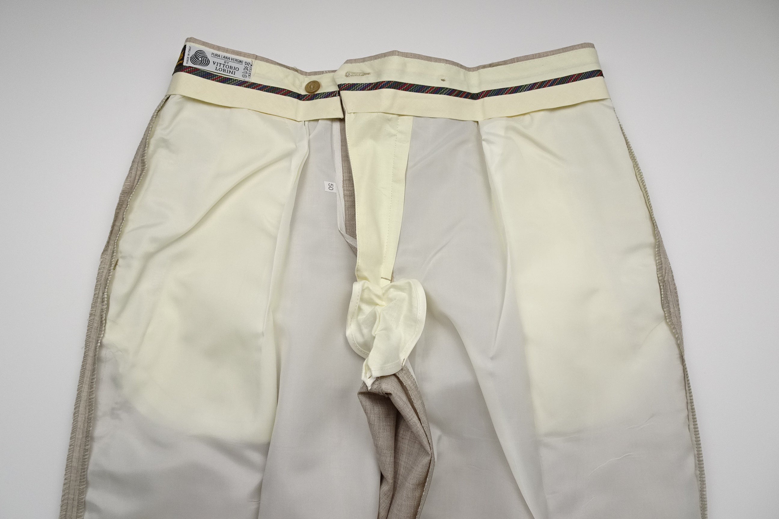 Beige Fresco Trousers EU48/W32