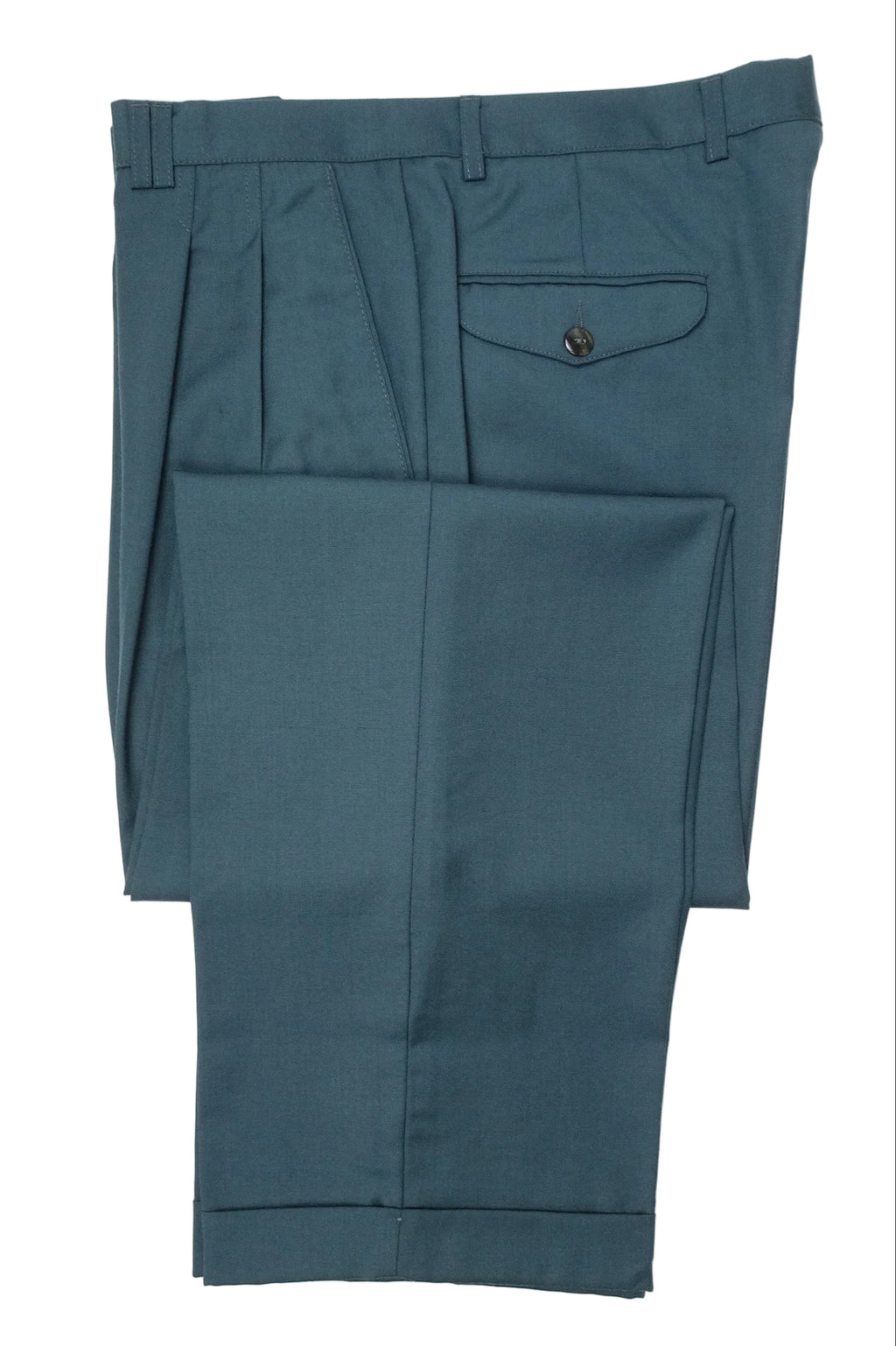 Petrol Blue Fresco Trousers EU50/W34