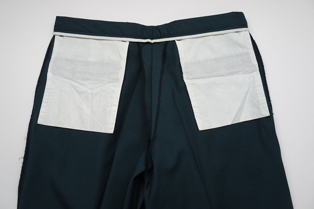 Petrol Blue Fresco Trousers EU50/W34