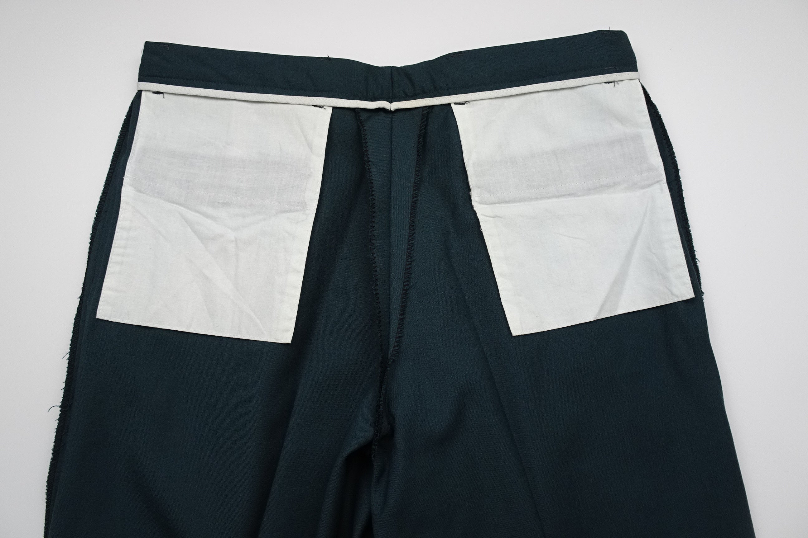 Petrol Blue Fresco Trousers EU50/W34