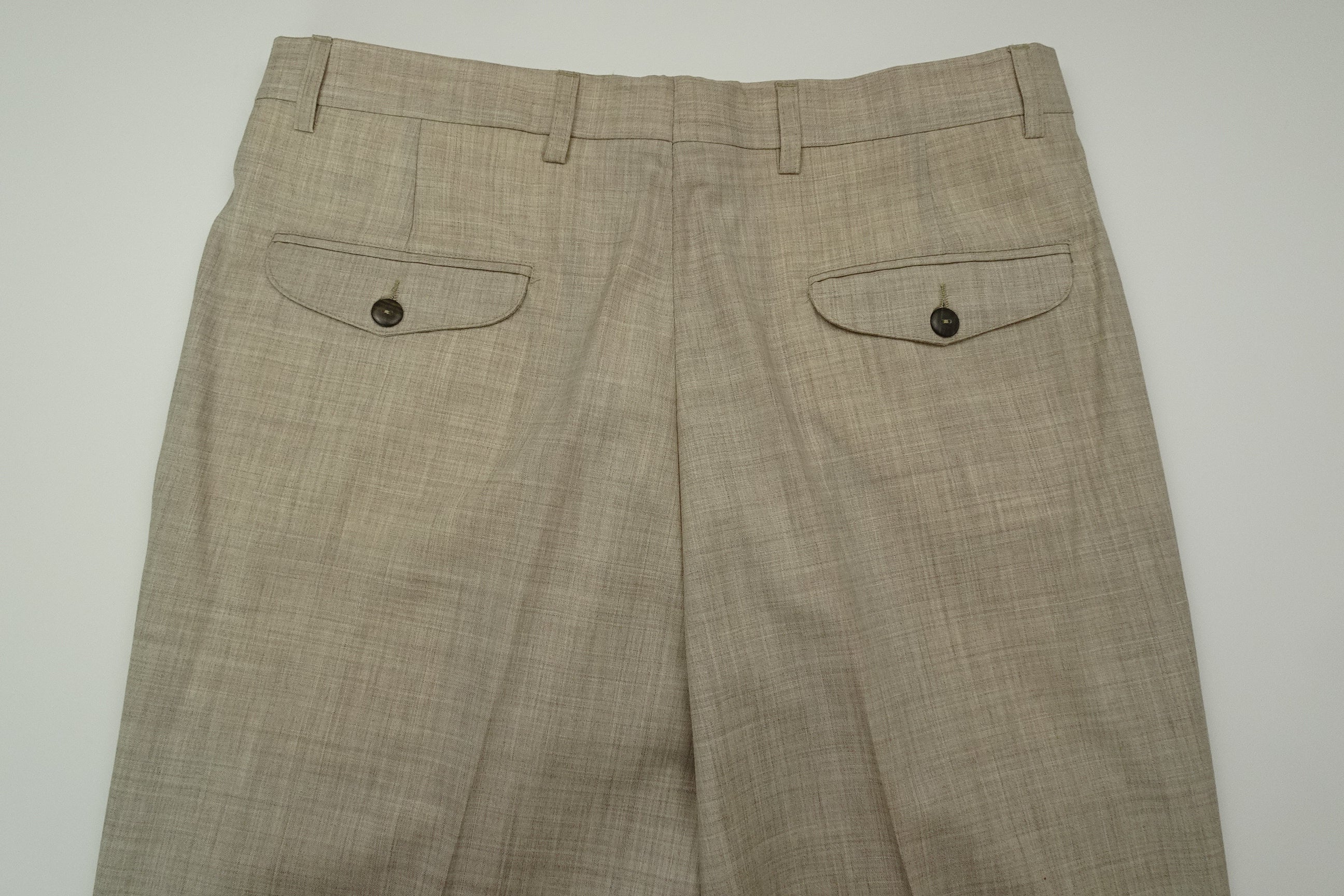 Beige Fresco Trousers EU48/W32