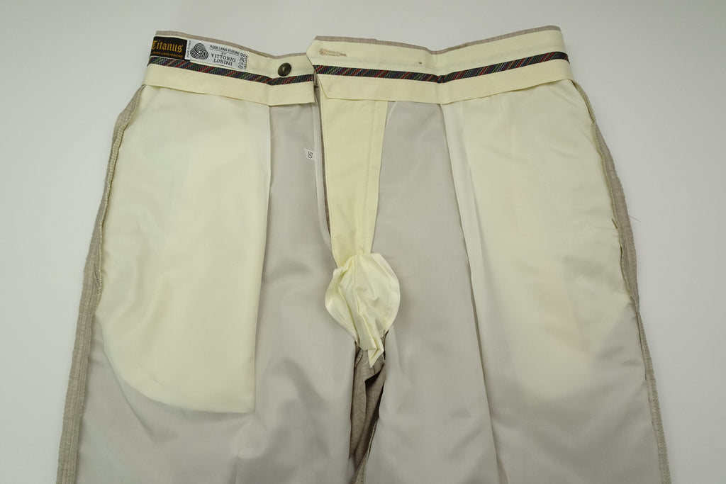 Beige Fresco Trousers EU48/W32