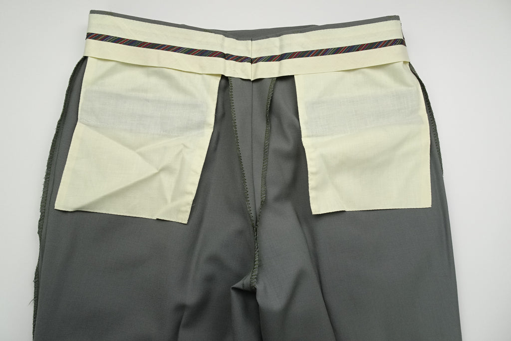 Light Grey/Blue Fresco Trousers EU48/W32