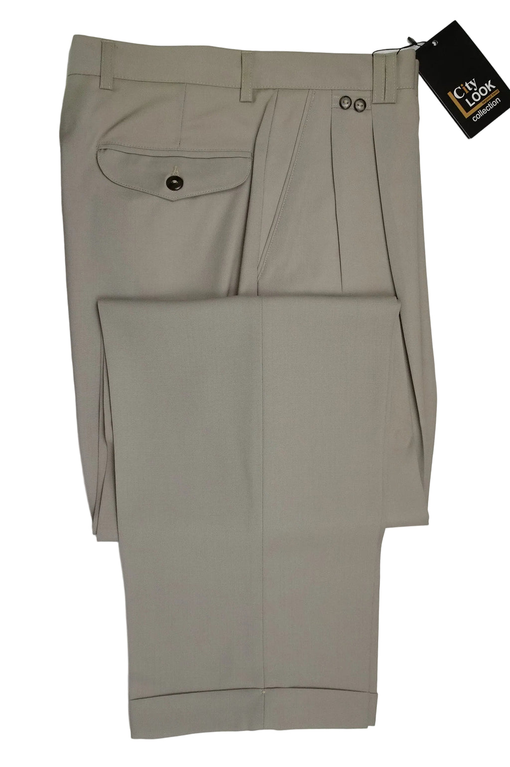 Beige Fresco Trousers EU48/W32