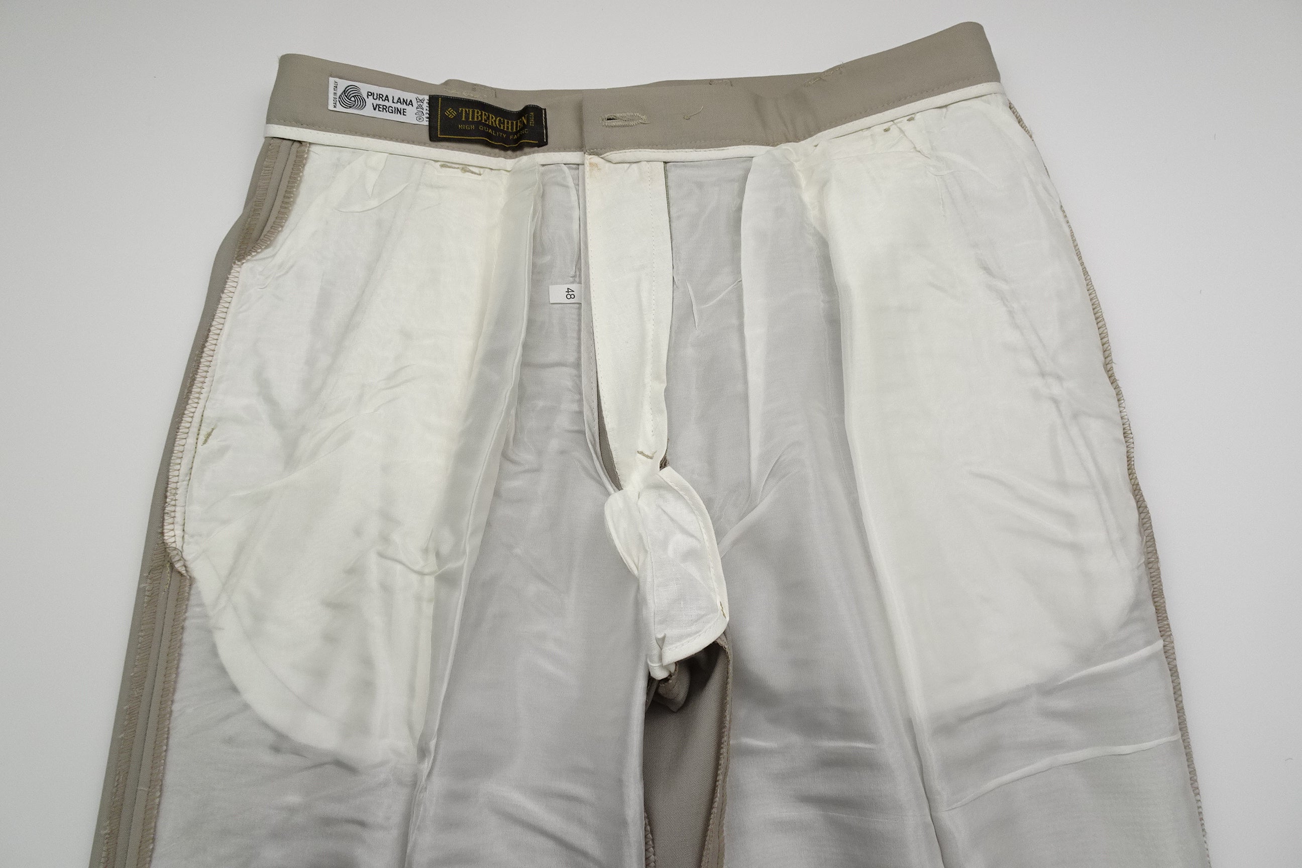 Beige Fresco Trousers EU48/W32