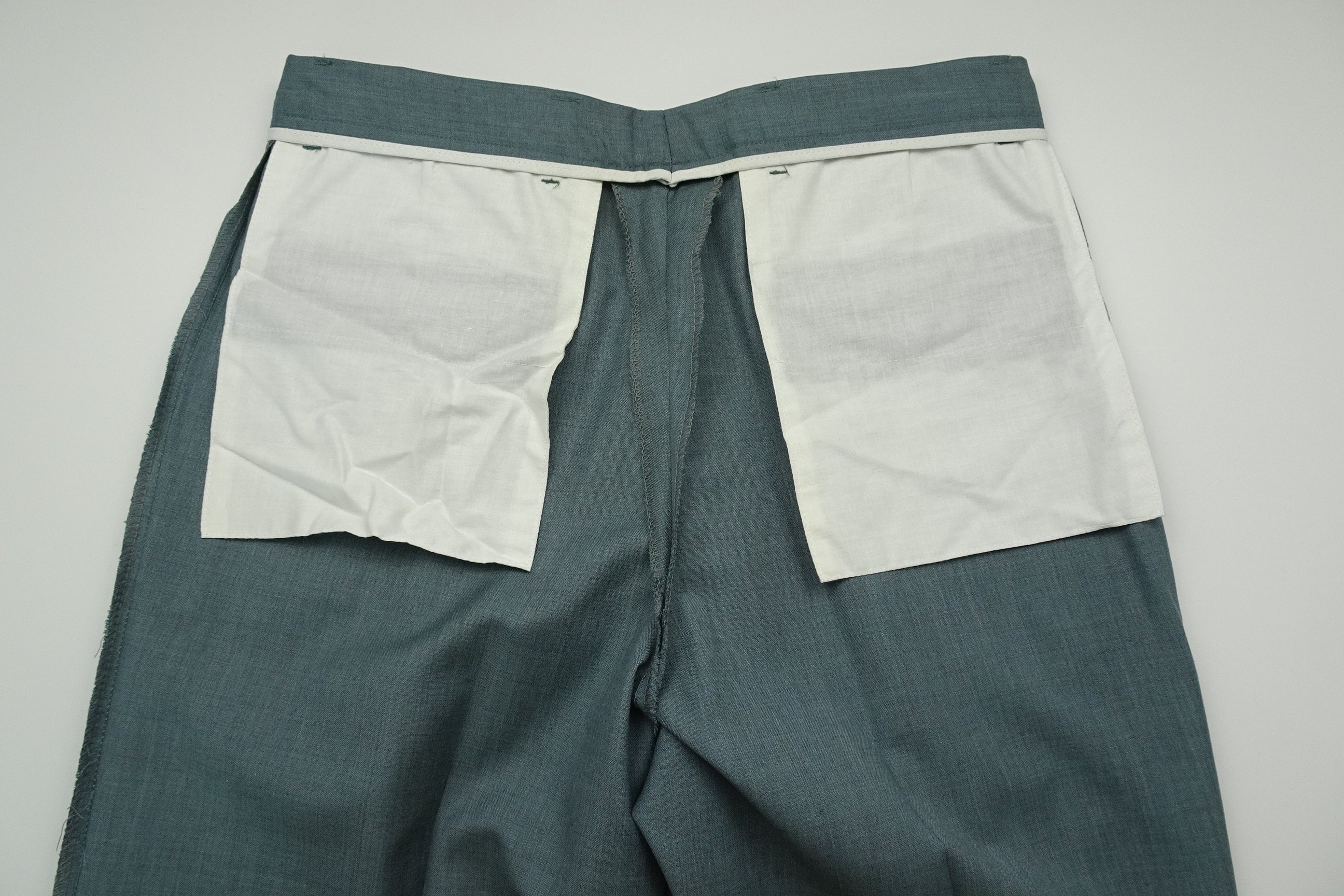 Light Blue Fresco Trousers EU48/W32