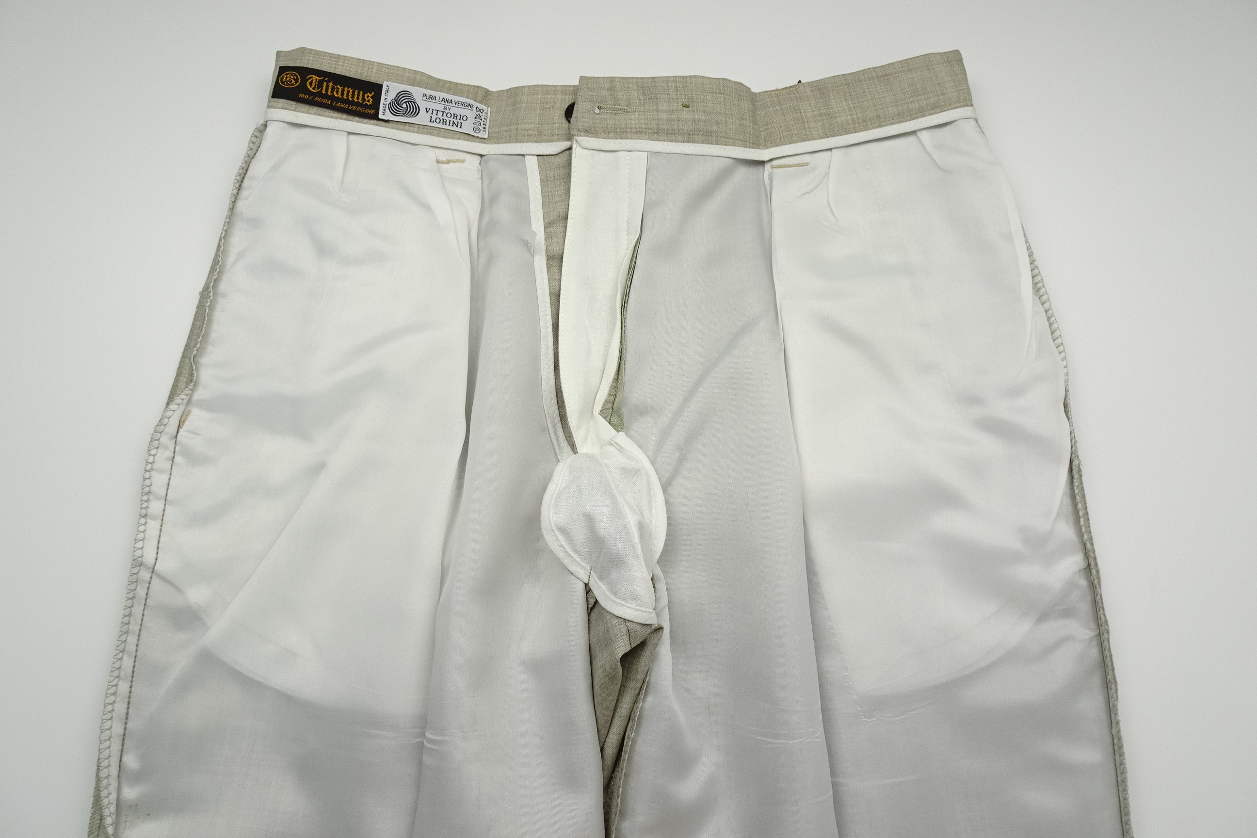 Beige Fresco Trousers EU48/W32
