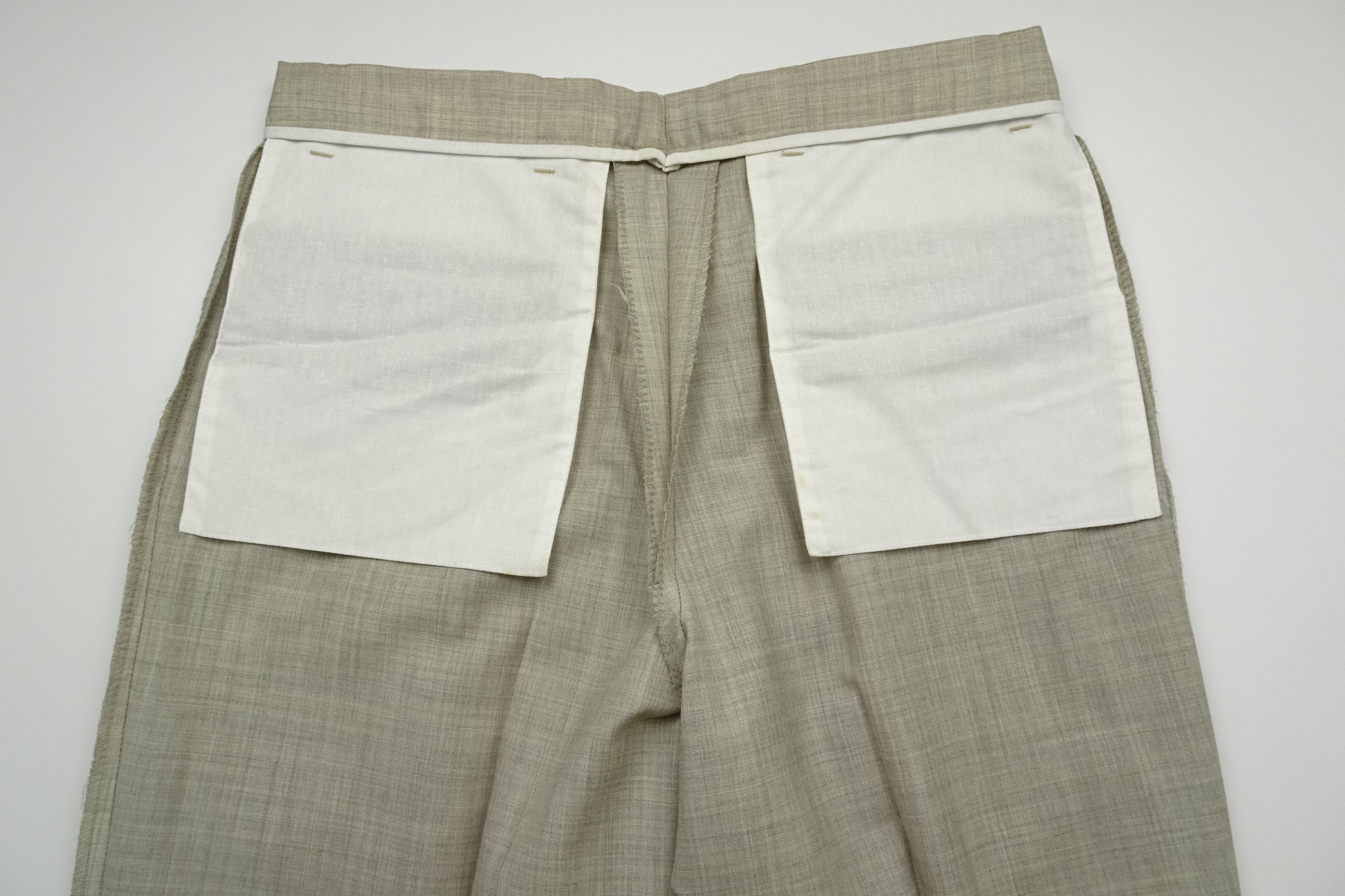 Beige Fresco Trousers EU48/W32
