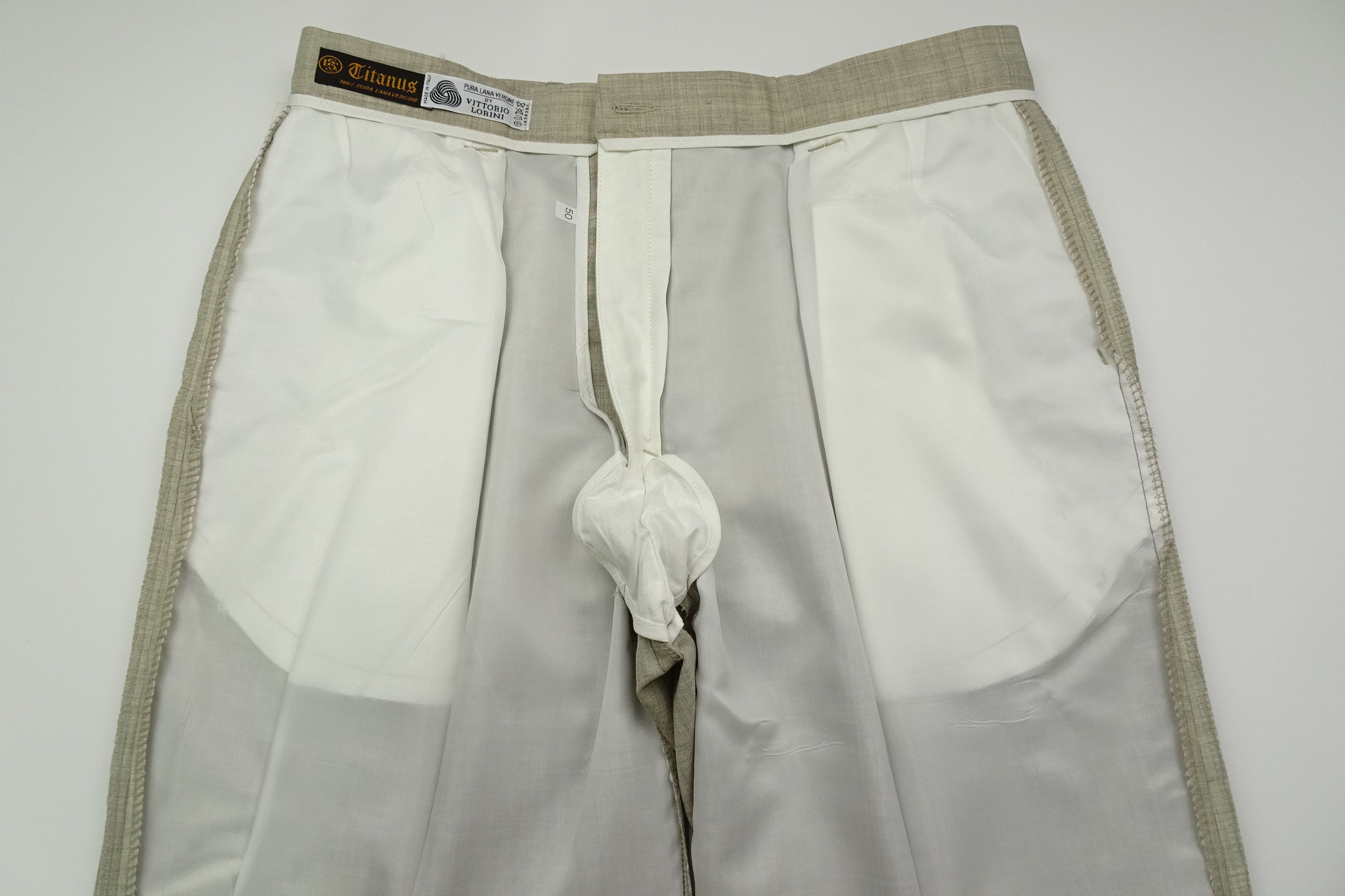 Beige Fresco Trousers EU48/W32