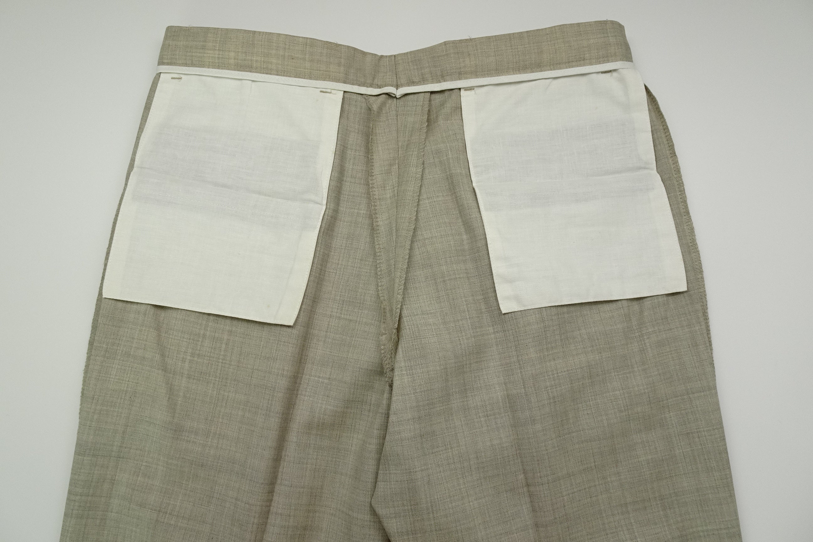 Beige Fresco Trousers EU48/W32