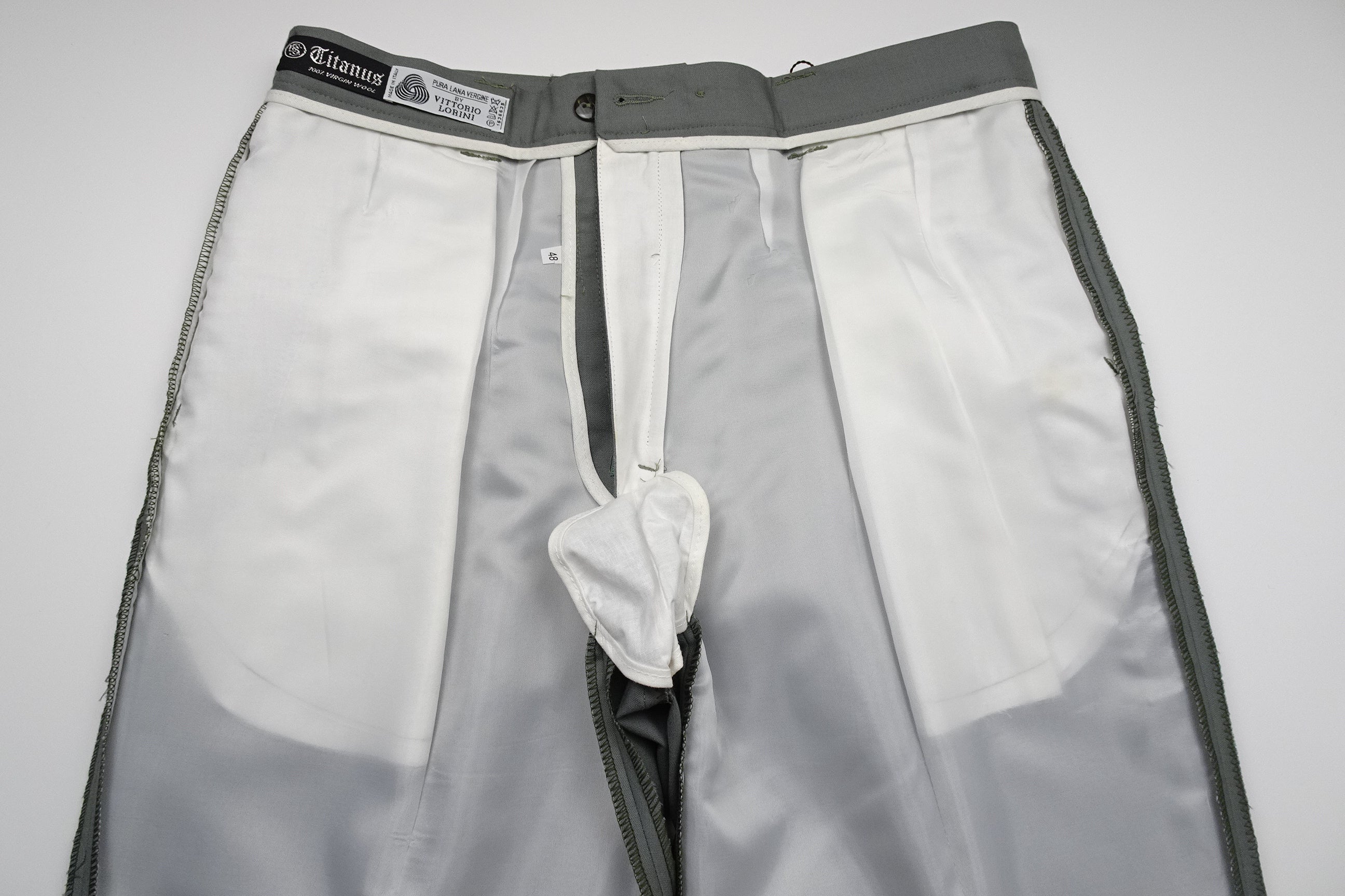 Light Grey Fresco Trousers EU48/W32