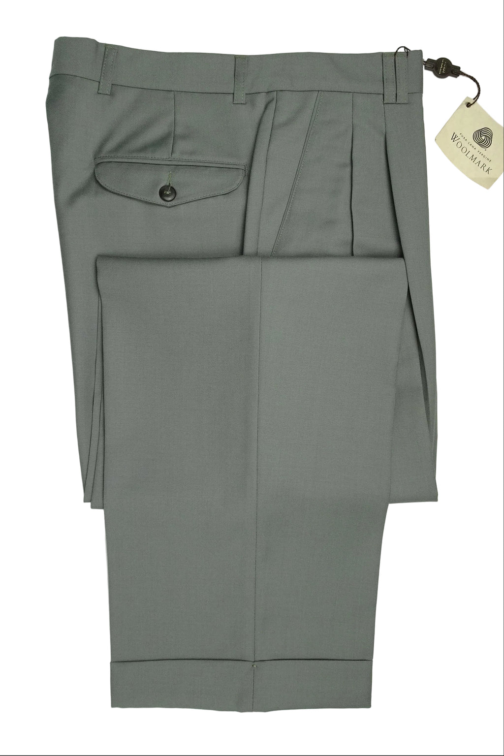 Turquoise/Grey Fresco Trousers EU46/W30